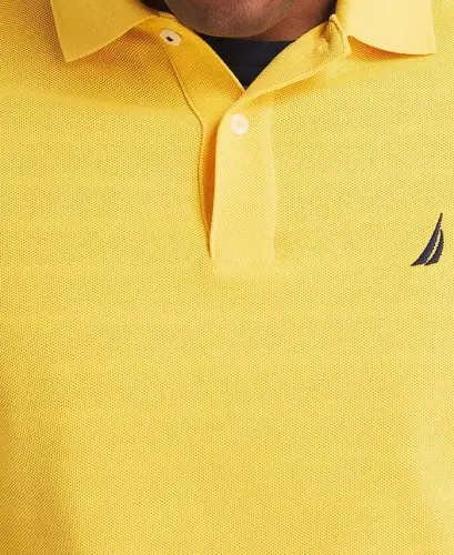 Men's Classic-Fit Performance Deck Polo Shirt - Daffodil - 3
