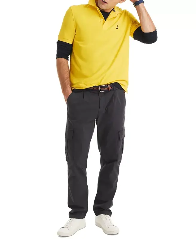 Men's Classic-Fit Performance Deck Polo Shirt - Empire Gold - 1