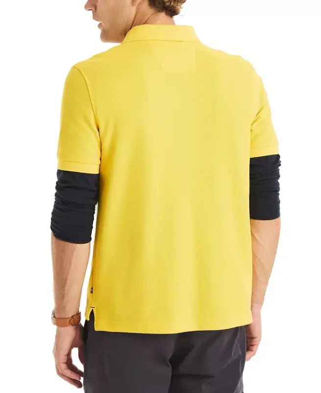 Men's Classic-Fit Performance Deck Polo Shirt - Empire Gold - 4