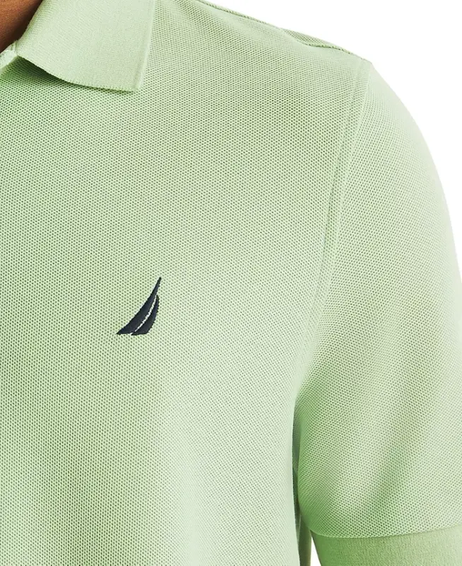 Men's Classic-Fit Performance Deck Polo Shirt - Fair Green - 3