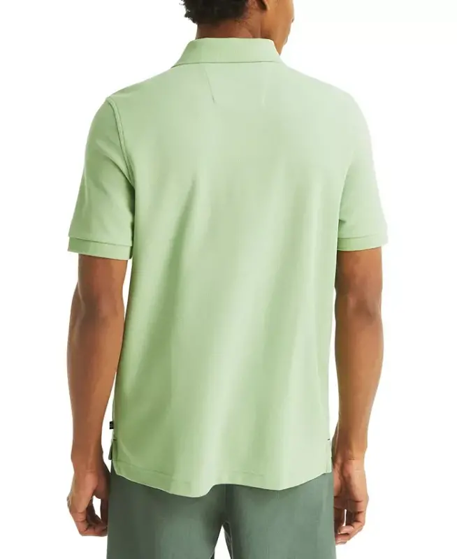 Men's Classic-Fit Performance Deck Polo Shirt - Fair Green - 4