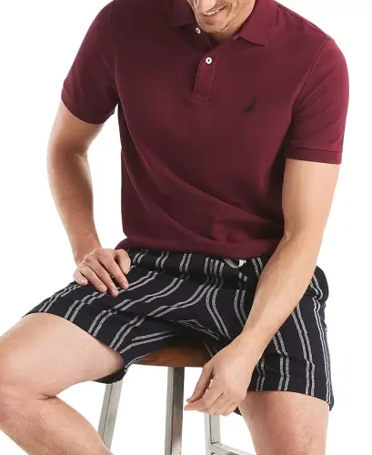 Men's Classic-Fit Performance Deck Polo Shirt - Zinfandel - 3