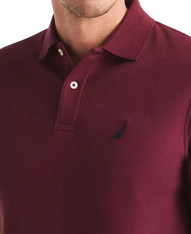 Men's Classic-Fit Performance Deck Polo Shirt - Zinfandel - 4