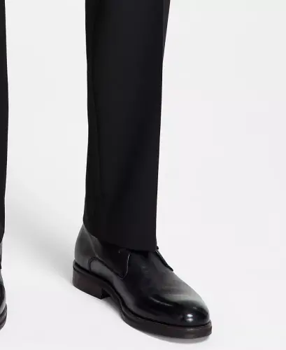 Men's Classic Fit Performance Dress Pants-Black - 7