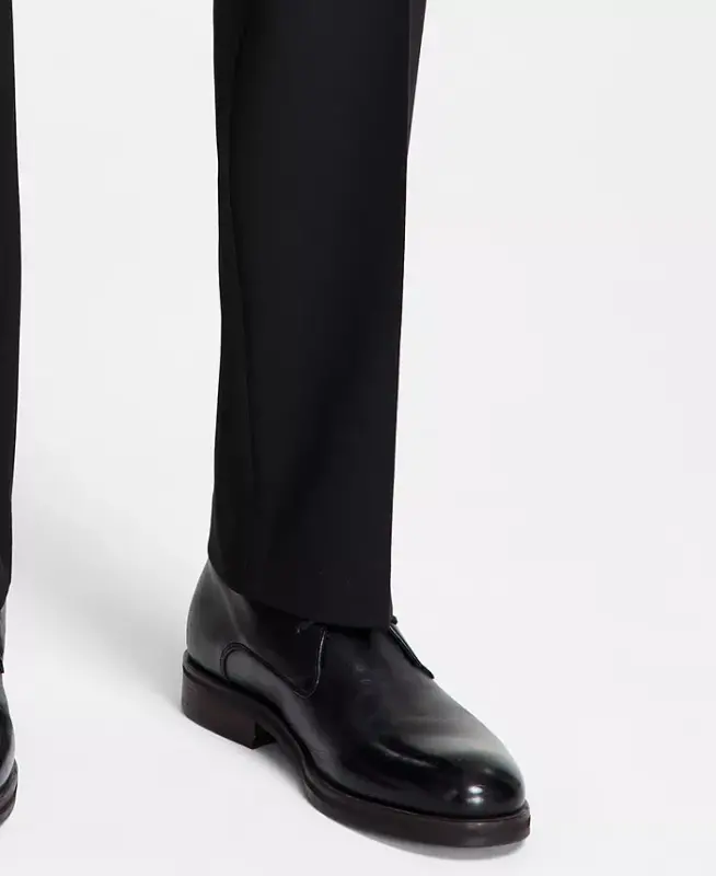 Men's Classic Fit Performance Dress Pants-Black - 7