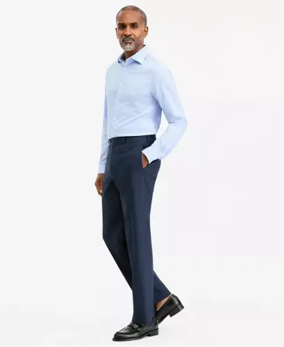 Men's Classic Fit Performance Dress Pants - Navy - 2