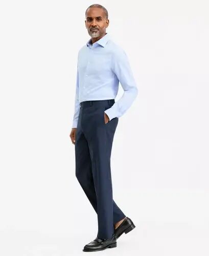 Men's Classic Fit Performance Dress Pants - Navy - MICHAEL KORS (1)