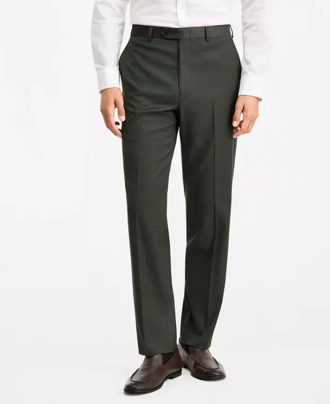 Men's Classic Fit Performance Dress Pants - Olive - 2