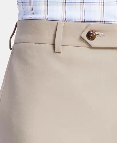 Men's Classic Fit Performance Dress Pants-Tan - 5