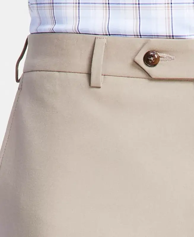 Men's Classic Fit Performance Dress Pants-Tan - 5
