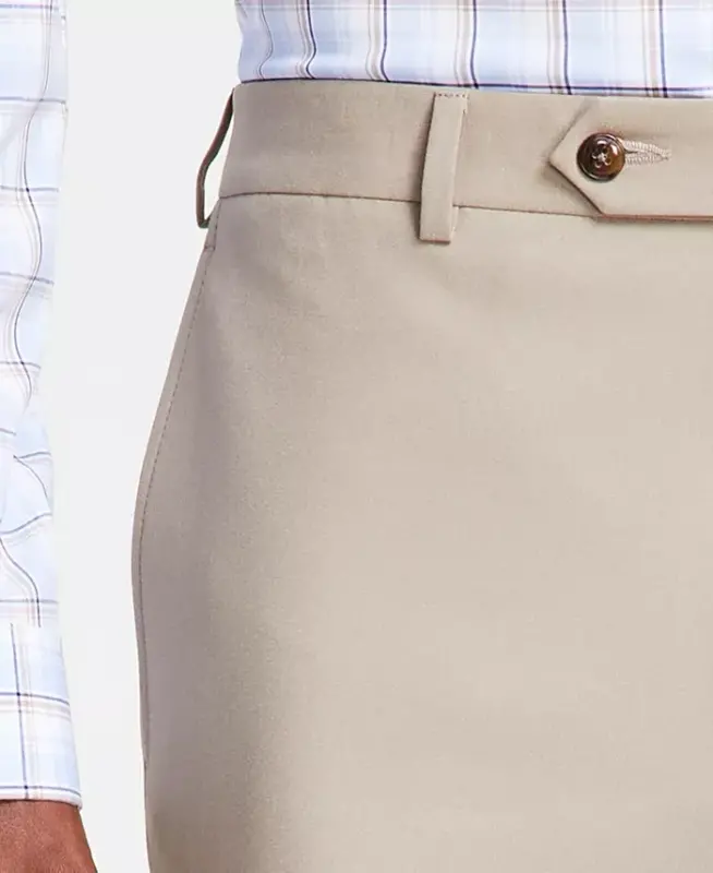 Men's Classic Fit Performance Dress Pants-Tan - 6