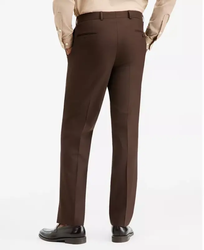 Men's Classic Fit Performance Dress Pants - Tobacco - 4