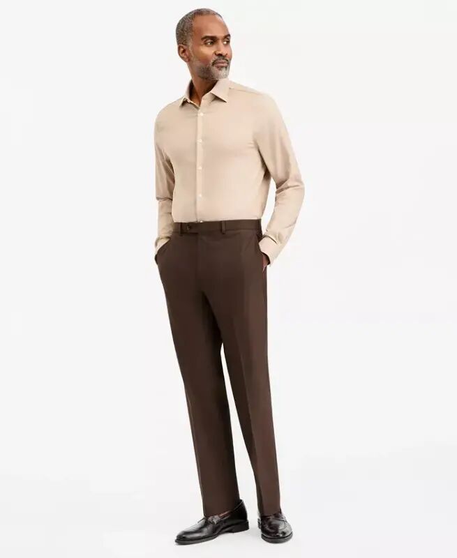 Men's Classic Fit Performance Dress Pants - Tobacco - 3