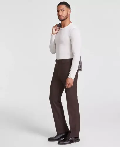 Men's Classic Fit Performance Dress Pants - Tobacco - MICHAEL KORS (1)