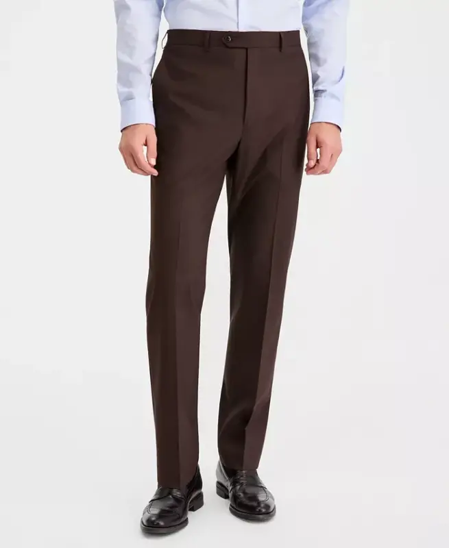 Men's Classic Fit Performance Dress Pants - Tobacco - 4