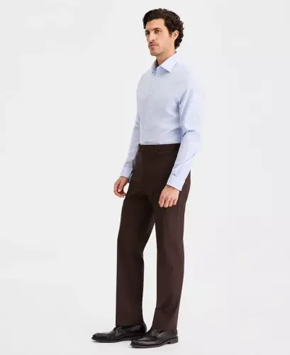 Men's Classic Fit Performance Dress Pants - Tobacco - 4