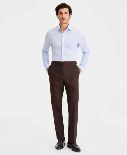 Men's Classic Fit Performance Dress Pants - Tobacco - 8