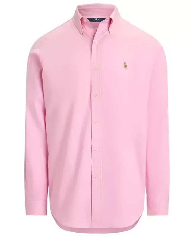 Men's Classic-Fit Performance Oxford Shirt - New Rose - 5