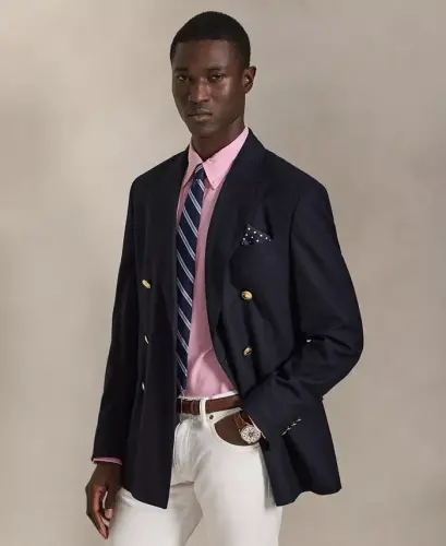 Men's Classic-Fit Performance Oxford Shirt - New Rose - 6