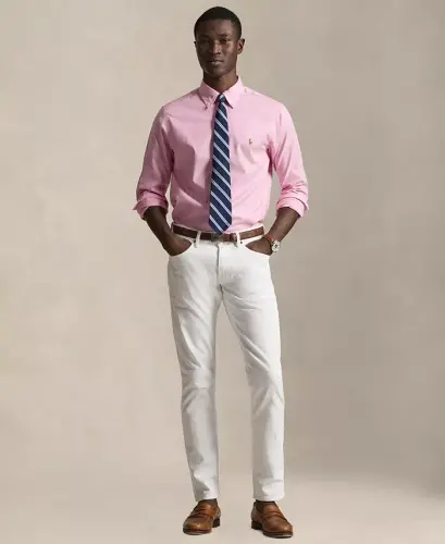 Men's Classic-Fit Performance Oxford Shirt - New Rose - POLO RALPH LAUREN (1)