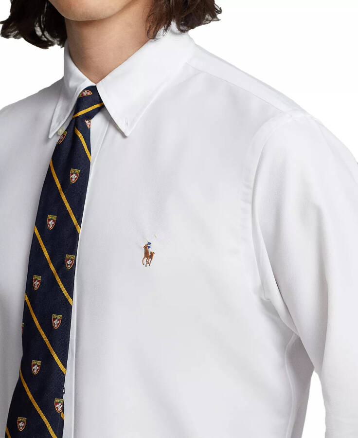 Men's Classic-Fit Performance Oxford Shirt White - 11