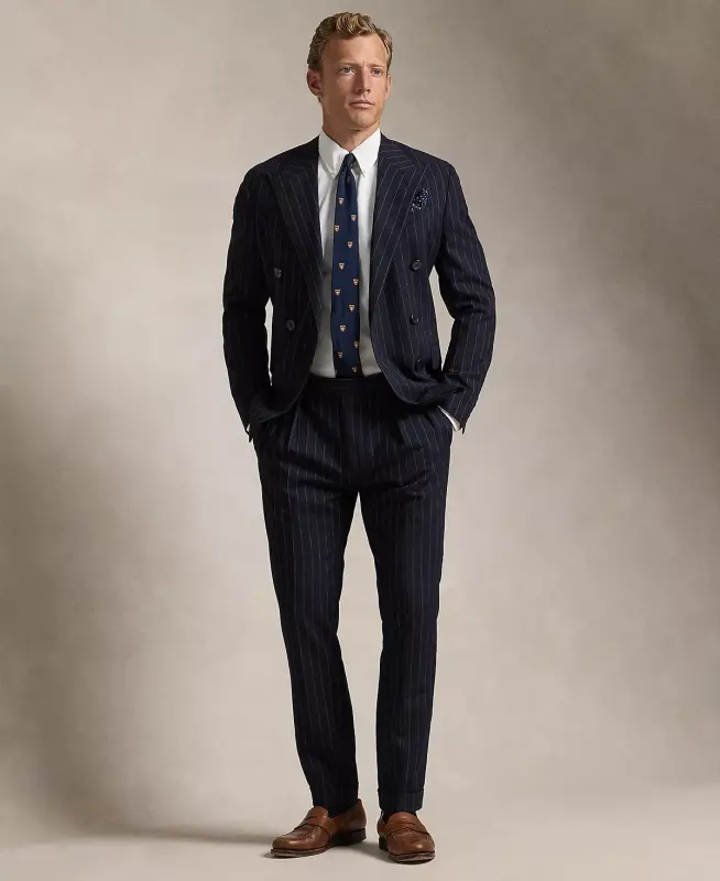 Men's Classic-Fit Performance Oxford Shirt-White - 4