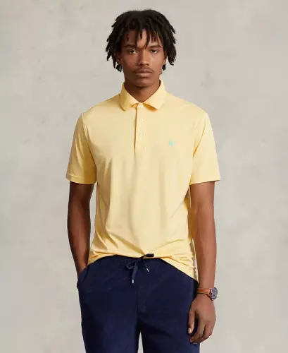 Men's Classic-Fit Performance Polo Shirt - Corn Yellow 