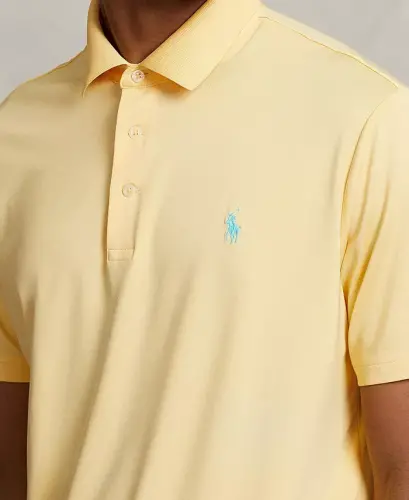 Men's Classic-Fit Performance Polo Shirt - Corn Yellow - 3