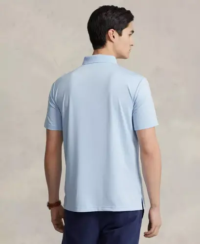 Men's Classic-Fit Performance Polo Shirt - Office Blue - 4