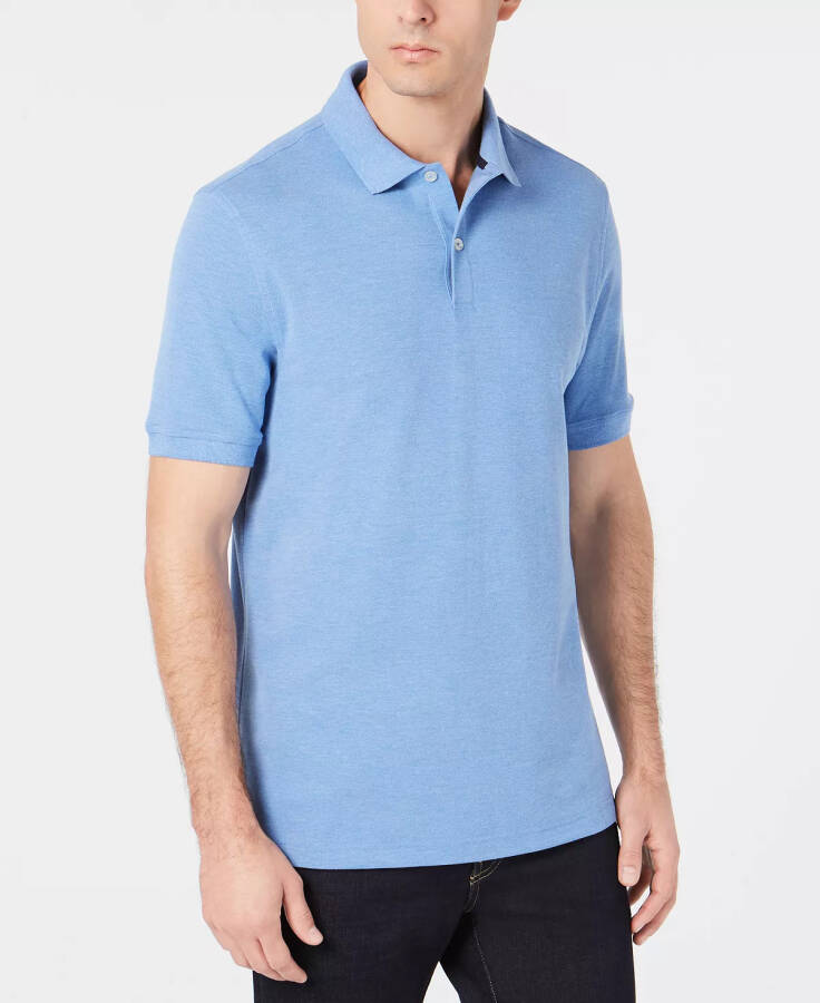 Men's Classic Fit Performance Stretch Polo, Created for Modazone Blue Yonder - 4