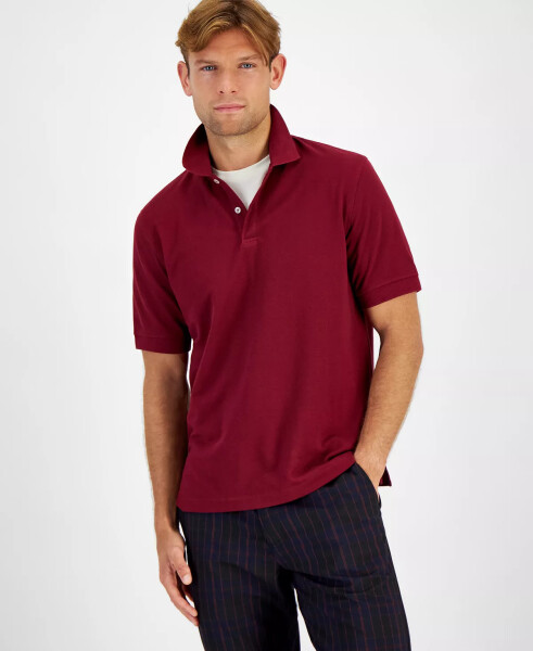 Men's Classic Fit Performance Stretch Polo, Created for Modazone Cherry Pie - 1