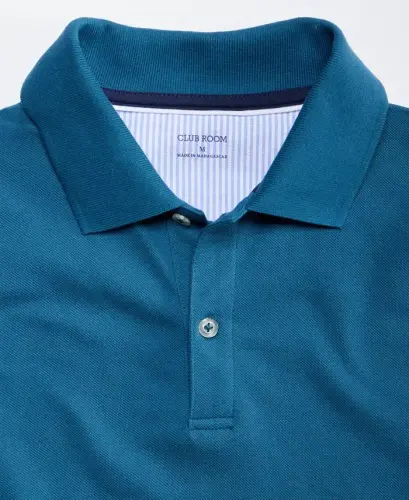 Men's Classic Fit Performance Stretch Polo, Created for Modazone - Deep Diver - CLUB ROOM (1)