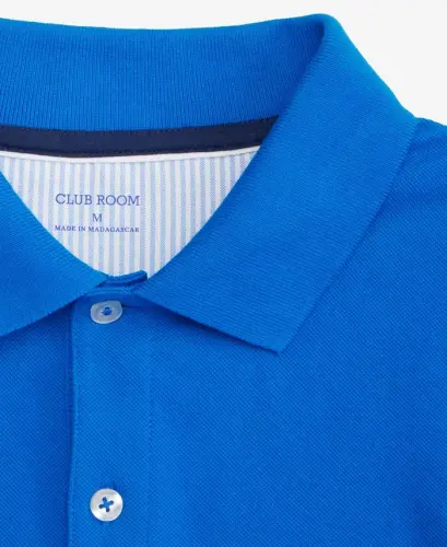 Men's Classic Fit Performance Stretch Polo, Created for Modazone - Intese Cobalt - CLUB ROOM (1)