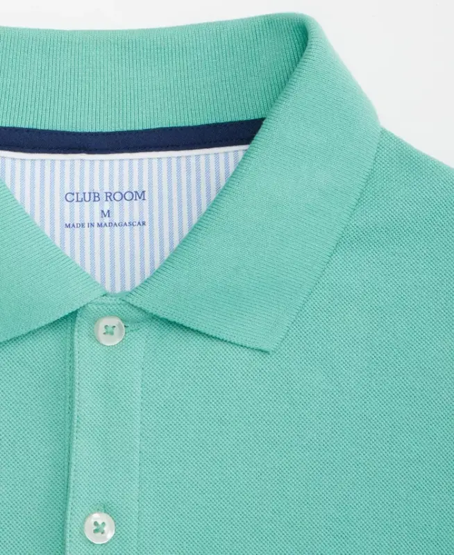 Men's Classic Fit Performance Stretch Polo, Created for Modazone - Jadeite Dream - 2