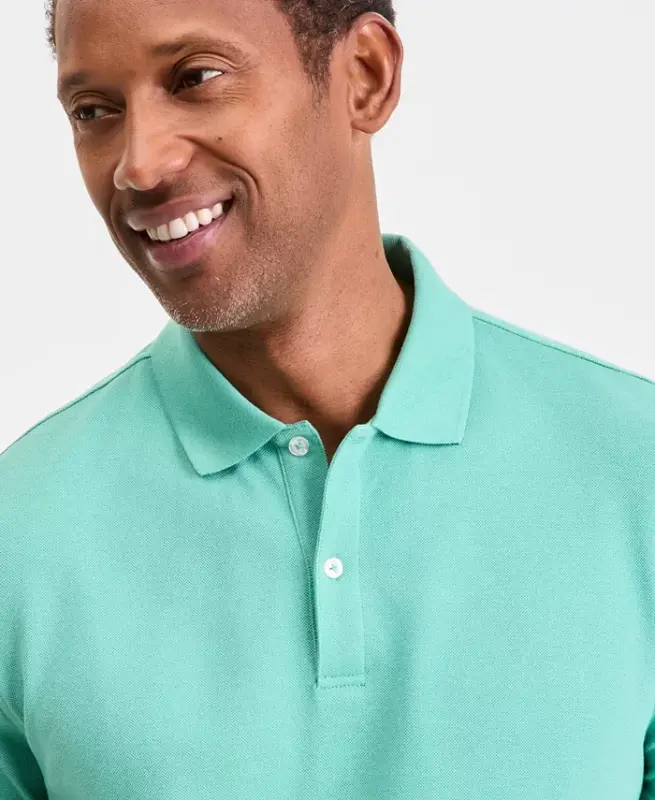 Men's Classic Fit Performance Stretch Polo, Created for Modazone - Jadeite Dream - 4