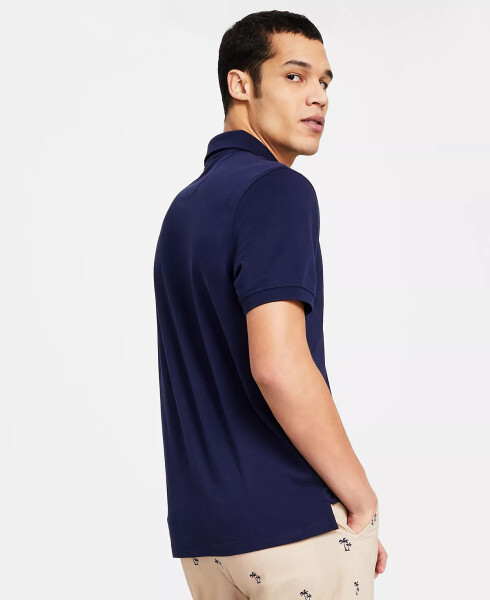 Men's Classic Fit Performance Stretch Polo, Created for Modazone Navy Blue - 5