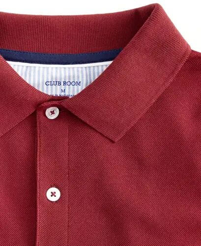 Men's Classic Fit Performance Stretch Polo, Created for Modazone - Ruby Knight - CLUB ROOM (1)