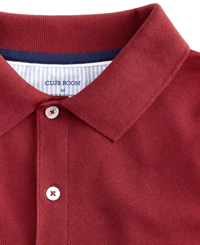 Men's Classic Fit Performance Stretch Polo, Created for Modazone - Ruby Knight - 2