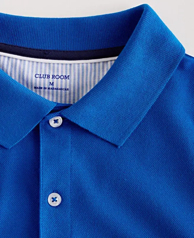 Men's Classic Fit Performance Stretch Polo, Created for Modazone - Sea Captain - 1
