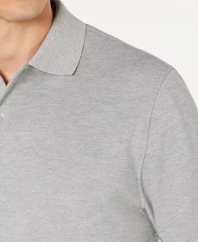 Men's Classic Fit Performance Stretch Polo, Created for Modazone - Soft Gray Heather - 3