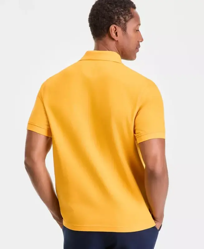 Men's Classic Fit Performance Stretch Polo, Created for Modazone - Sunny Papaya - 3