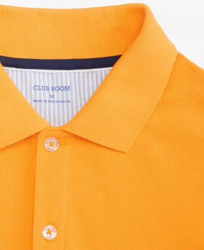 Men's Classic Fit Performance Stretch Polo, Created for Modazone - Sunny Papaya - 4