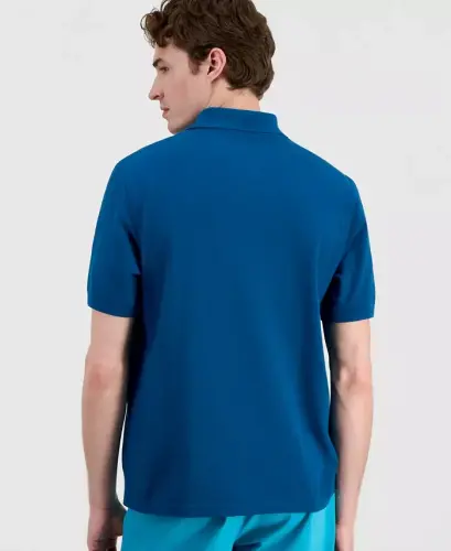 Men's Classic Fit Performance Stretch Polo, Created for Modazone - Teal Simplicity - 3