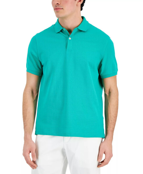 Men's Classic Fit Performance Stretch Polo, Created for Modazone True Green - 1