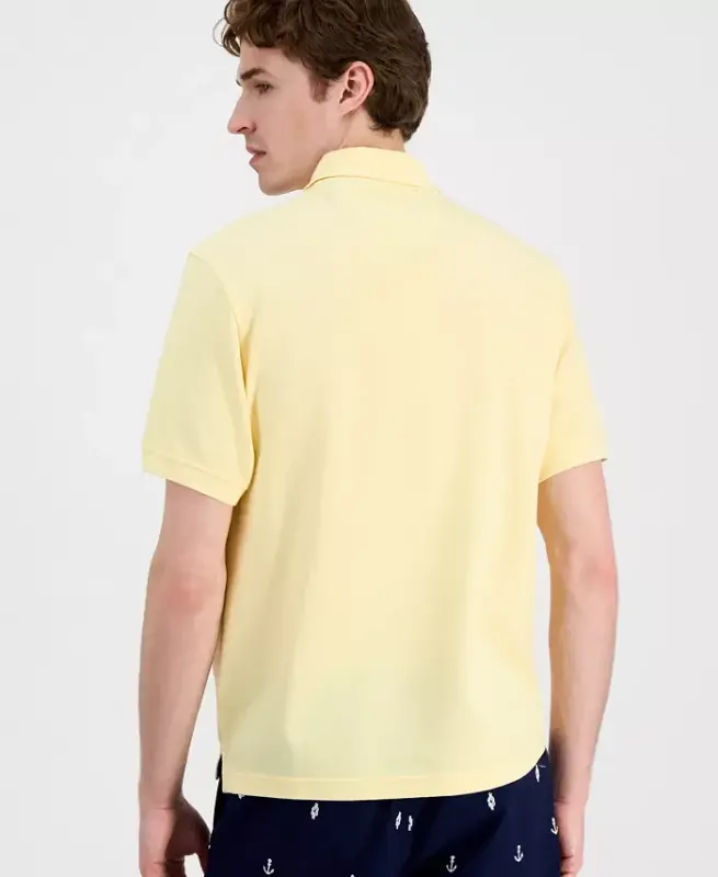 Men's Classic Fit Performance Stretch Polo, Created for Modazone - Yellow Light - 2