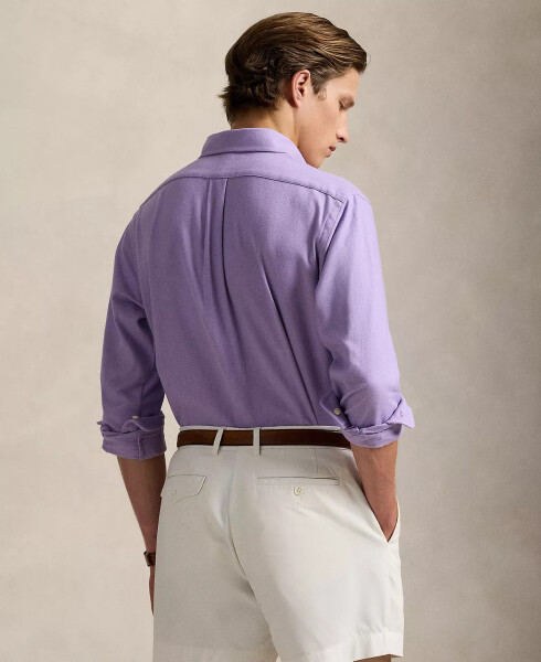 Men's Classic-Fit Performance Twill Shirt 6545G Safari Purple Heather - 2