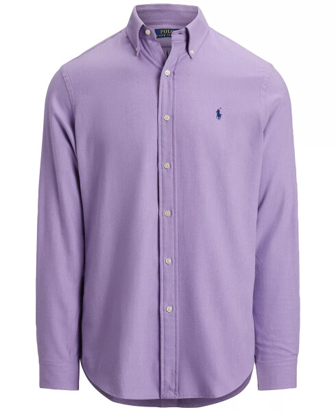 Men's Classic-Fit Performance Twill Shirt 6545G Safari Purple Heather - 5