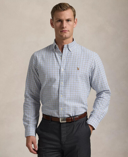 Men's Classic-Fit Plaid Oxford Shirt Multi - 1