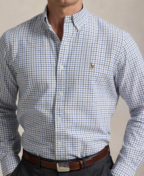 Men's Classic-Fit Plaid Oxford Shirt Multi - 3