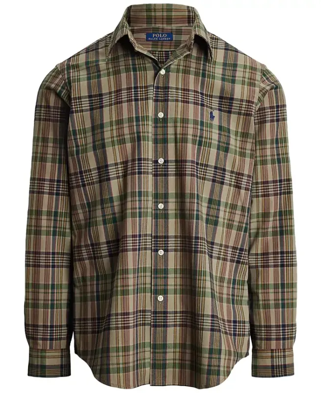Men's Classic Fit Plaid Performance Shirt - 5